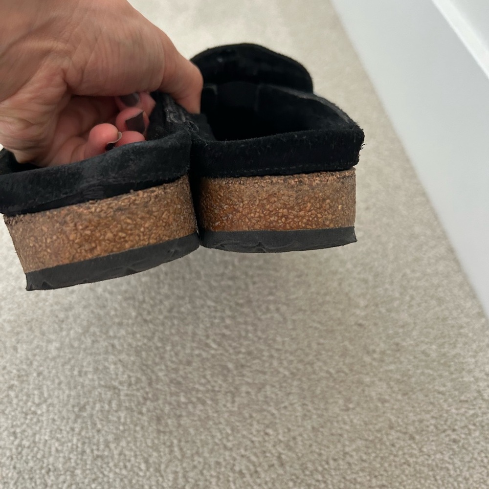 Birkenstock Black Suede Women's Shoes - Picture 5 of 9